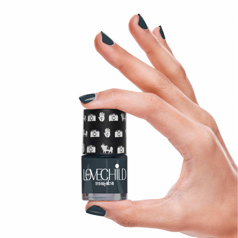 LoveChild Saawan  Breathable Grey Glossy Nail Paint